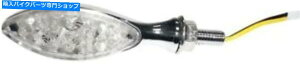 N[p[c KSeNmW[Y25-8912 LEDEg~jX^[N}[J[Cgȉ~`N{ K&S Technologies 25-8912 LED Ultra Mini Stalk Marker Lights Oval Chrome Body