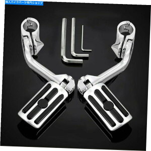 �N���[���p�[�c �n�[���[�E���g���N���V�b�N�E���g������̂��߂̍������H���̃y�O+ 1.25�N���b�V���o�[�N�����v Highway Foot Pegs + 1.25 Crash Bar Clamps For Harley Ultra Classic Ultra Limited�y���s�A���i�z