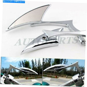 N[p[c NI[goC~[u[h󊙃X^CAr[~[A_v^[č Chrome Motorcycle Mirrors Blade Sickle Scythe Style Rear View Mirror Adapters US