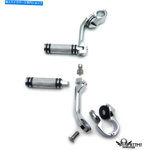 N[p[c HTTMTN[5uOtbgyOLbg1.25vX[p[E1200T XL1200T̃GWK[h HTTMT Chrome 5" Long Foot Peg Kit 1.25" Engine Guard For SuperLow 1200T XL1200T