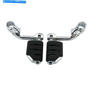 N[p[c 32mm̒px̍HGWK[ho[̑̎R̓n[[}n̂߂̃tBbg 32mm Long Angled Highway Engine Guard Bar Footpegs Mount Fit For Harley Yamaha