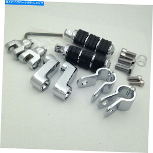 �N���[���p�[�c �z���_�S�[���h�E�B���OGL1800 GL1100 VT750�V���h�E�̂��߂�1-1 / 4 �N�����v�N���[���t�b�g�y�O Chrome Foot Pegs with 1-1/4Clamps For Honda GoldWing GL1800 GL1100 VT750 Shadow�y���s�A���i�z