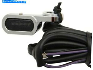 N[p[c DS LEDnho[}[J[CgNX[NYn[[W /Nb` DS LED Handlebar Marker Lights Chrome Smoke Lens Harley w/Hydraulic Clutch