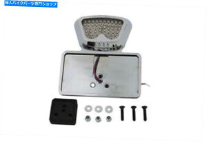 N[p[c V-Twinɂn[[_rbh\̂߂̃NtF_[}EgLEDe[v]Ch^Cv Chrome Fender Mount LED Tail Lamp Zoid Type for Harley Davidson by V-Twin