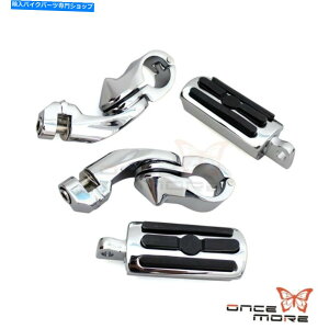 N[p[c 1 1/4I[goC̍HyȎ̎c̓n[[̂߂PEGNv 1 1/4 in Motorcycle Highway Pegs Foot Rest With Mounting Peg Clamps For Harley