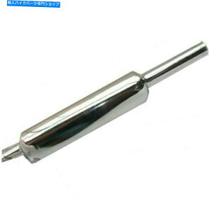 �N���[���p�[�c �t�B�b�g���C�����G���t�B�[���h500cc�V���[�g�G�L�]�[�X�g�T�C�����T�[�N�������b�L+�Œ�N�����vS2U Fits Royal Enfield 500cc Short Exhaust Silencer Chrome Plated+fixing clamp S2u�y���s�A��