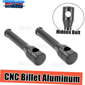 �N���[���p�[�c �B���ꂽ��8�u���C�U�[1�v�n���h���N�����v�̂��߂̃n���h���N�����v�\�t�g�X�|�[�c�X�^�[XL Hidden Black 8 Risers 1'' Handlebar Clamp For Harley Dyna Softail Sportster XL�y���s�A���i�z