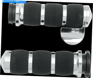 N[p[c A{N[ԃC[GANbVObv1981-2011n[[D Avon Chrome Fly By Wire Air Cushion Grips With Avon Boss for 1981-2011 Harley D