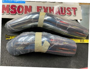 N[p[c VyANq[gV[hT\GL][XgpCvn[[rbOKX|[cX^[H-227 New Pair Chrome heatshields Samson Exhaust Pipes Harley Big Gun Sportster H-227