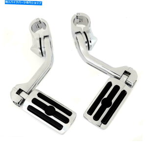 �N���[���p�[�c �N�����t�b�g�y�O�͐�胔���J��750 1500 2000�̂��߂Ƀt�B�b�g����}�E���g�N�����v���x�܂��� Chrome Foot Pegs Rests Mount Clamps Fit for Kawasaki Vulcan 750 1500 1700 2000