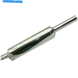 �N���[���p�[�c �t�B�b�g���C�����G���t�B�[���h500cc�V���[�g�G�L�]�[�V�����T�C�����T�[�N���[�����b�L+�Œ�N�����vECS Fits Royal Enfield 500cc Short Exhaust Silencer Chrome Plated+fixing clamp ECs�y���s