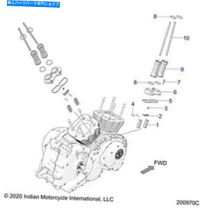 N[p[c Ch̃I[goCvbVbh`[uANA{OEM5140757-156AQTY 1 Indian Motorcycle Pushrod Tube, Chrome, Genuine OEM Part 5140757-156, Qty 1