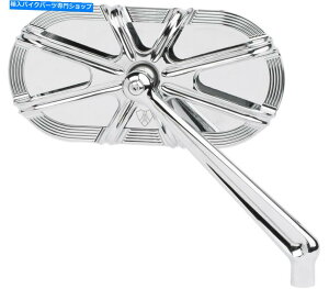 N[p[c Arlen Ness - 13-163 - P[WV[Y10Q[W~[AE - N Arlen Ness - 13-163 - Caged Series 10-Gauge Mirror, Right - Chrome