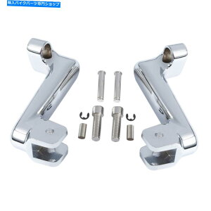 N[p[c Ch̃`[tNVbNre[Ŵ߂̃Nq̃yO}EguPbg14-18 Chrome Passenger Foot Pegs Mount Bracket For Indian Chief Classic Vintage 14-18
