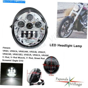 N[p[c hbgFLEDwbhCgProjector for Harley Davidson VRSCA VROD Vrod New DOT Approval LED Headlights Projector For Harley Davidson VRSCA V-Rod VRod New