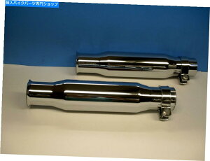 クロームパーツ 商品クロネオンダムシューズ - 1 1/2インチ×12インチトライアンX 12インチトライアンBSA-オリジナルの役職を表示 新品クロムラウンドボディーユニバーサルマフラー - 1ペア-長