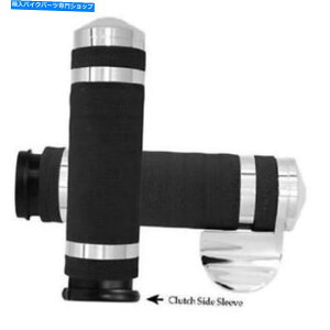 N[p[c AVON AIR SSObvW /Xbg{XN[AIR-99tC{Xn[[_rbh\ Avon Air SS Grips w/ Throttle Boss Chrome #AIR-99-FLY-BOSS Harley Davidson