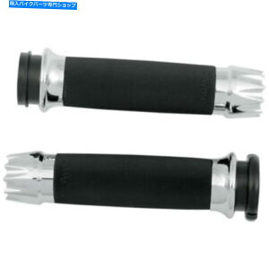 N[p[c 2008-2017n[[XbgoCC[̂߂Avon Chrome ExcaliburJX^Obv Avon Chrome Excalibur Custom Grips for 2008-2017 Harley Throttle-by-Wire