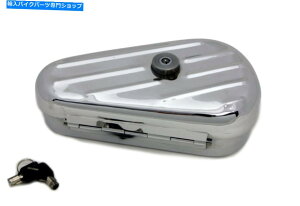 N[p[c ȉ~`̉ẼNc[{bNX̓n[[ - _rbh\ɃtBbg Oval Right Side Chrome Tool Box fits Harley-Davidson
