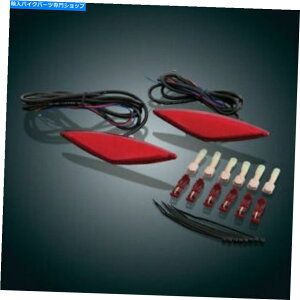 N[p[c Can-Am RT̂߂̃NANZT[41-161RԂLED}[J[41-8769 Show Chrome Accessories 41-161R Red LED Marker for Can-Am RT Saddlebags 41-8769