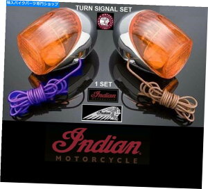 N[p[c Ch̐V^[MCg2000 - 2003XJEgXsbg`[tLRAN Indian NEW Turn Signal Lights 2000 - 2003 Scout Spirit Chief L&R Sides, Chrome