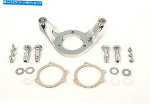 N[p[c GAN[i[uPbgLbgN[rbgtBbgn[[_rbh\ Air Cleaner Bracket Kit Chrome Billet fits Harley-Davidson
