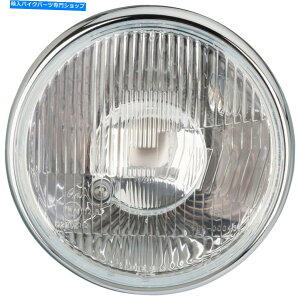 �N���[���p�[�c 7 "�C���`178mm�N���[�����b�LH4�ϊ��w�b�h���C�g���j�o�[�T���n���Q��4-125 7" Inch 178mm Chrome Plated H4 Conversion Headlight UNIVERSAL Halogen 4-125