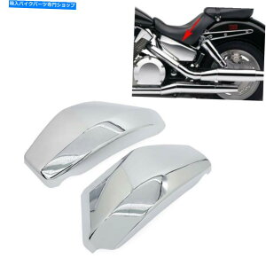 N[p[c z_VTX 1300̂߂2s[XN[TChobe[Jo[2007 2007 2007 2pcs Chrome Side Battery Cover For Honda VTX 1300 R S C T 2003-2009 2006 2007