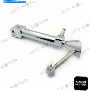 N[p[c 2009-2014 Yamaha Star Vmax V-Max̂߂CNC\ȃLbNX^hTChX^hN[ CNC Adjustable Kickstand Side Stand Chrome For 2009-2014 YAMAHA Star Vmax V-Max