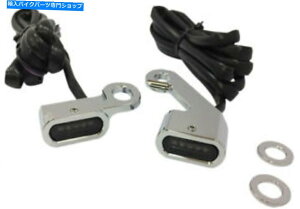 N[p[c hbOXyVLEDnho[}[J[CgiN[W /X[NYj Drag Specialties LED Handlebar Marker Lights (Chrome w/ Smoke Lens)