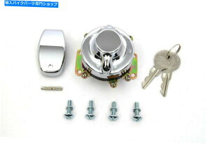 N[p[c Chrome 6-Post BobK\^N_bVCOjbVXCb`L[bNn[[Vxwbh Chrome 6-Post Fat Bob Gas Tank Dash Ignition Switch Key Lock Harley Shovelhead