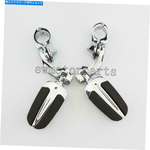 �N���[���p�[�c Harley Ultra Limited Flhtk�̂��߂̃N�����I�[�g�o�C�������H�̃y�O�}�E���g�N�����v Chrome Motorcycle Highway Foot Pegs Mount Clamps for Harley Ultra Limited FLHTK�y���s�A���i�z