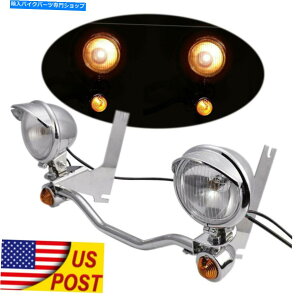 N[p[c sʉ߃X|bgCg]MCgo[ Driving Passing Spot Light Turn Signal Light Bar For Harley Davison Roand King