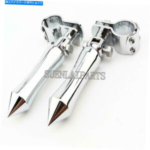 �N���[���p�[�c Chrome 1 To 1-1 / 4�������H����PEGS�}�E���g�p���}�nV�X�^�[650 950 1100 1300 Chrome 1 to 1-1/4 Highway Foot Pegs Mount for Yamaha V Star 650 950 1100 1300�y���s�A���i�z
