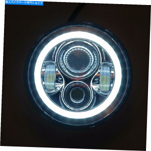 N[p[c zCgn[O7 "n[[_rbh\fC[J[LEDwbhCgd - N White Halo Ring 7" Harley Davidson Daymaker LED Headlight Light Bulb - Chrome