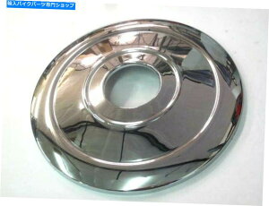 �N���[���p�[�c 8 �n�u1963 64 65 2 37-1332 Chrome T120�̂��߂̏����O�փL���b�v Triumph front wheel cap for 8 hub 1963 64 65 2 ribs 37-1332 Chrome T120�y���s�A���i�z