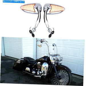 N[p[c n[[_rbh\[hLO\tg_CipI[goCLED^[VOi~[ Motorcycle LED Turn Signal Mirrors For Harley Davidson Road King Softail Dyna
