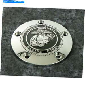 �N���[���p�[�c �J�X�^������LTD�B�N���[���}�����V�[���^�C�~���O�J�o�[ - MAR05-04 Custom Engraving LTD. Chrome Marine Seal Timing Cover - MAR05-04�y���s�A���i�z
