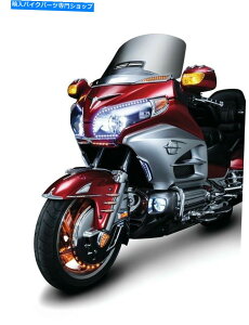 クロームパーツ クライアキン3903 L.E. Chromeフェアリングインテークスクープクロム'12 -'17 GL1800モデル Kuryakyn 3903 L.E.D. Chrome Fairing Intake Scoops Chrome '12-'17 GL1800 Models