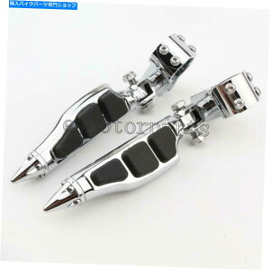 N[p[c Honda Shadow Ace Aero Saber Spirit VT750 1100̃NXeBbgtbgyO Chrome Stiletto Foot Pegs Rest for Honda Shadow ACE Aero Sabre Spirit VT750 1100