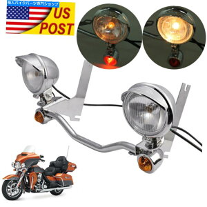 N[p[c 1994-13n[[_rbh\GNgOCĥ߂̃X|bg̒ʉ߃^[VOiCgo[ Spot Fog Passing Turn Signal Light Bar For 1994-13 Harley Davidson Electra Glide