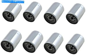 �N���[���p�[�c �h���b�O�X�y�V�����[8�p�b�N�N���[���I�C���t�B���^�[17-20�n�[���[M8�c�[�����O�\�t�g�E�\�t�g�E�t���b�N�X Drag Specialties 8 Pack Chrome Oil Filters 17-20 Harley M8 Touring Softail FLHX