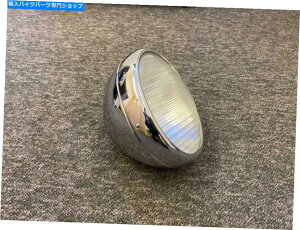 N[p[c BSA TRIUMPH NORTON AJS LUCAS 8u1̌tĂNwbhvwbhCgh[KX bsa triumph norton ajs Lucas 8" Chrome Headlamp Headlight dome glass with 1 hole