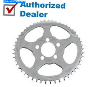 N[p[c NM􂢃X^[51㕔XvPbg`F[9.8 mmItZbg2000Abvn[[ Chrome Dished Star 51 Tooth Rear Sprocket Chain 9.8 mm Offset 2000-Up Harley