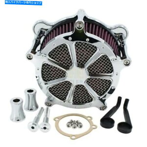 N[p[c Harley Dyna FXR 93-17 SOSAIL 93-15̂߂̃x`GAtB^[zCN[i[N Venturi Air Filter Intake Cleaner Chrome For Harley Dyna FXR 93-17 Softail 93-15