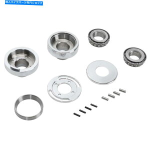 N[p[c V-TwinN[lbNJbvBtH[NXgbvLbg1957-1981n[[_rf V-Twin Manufacturing Chrome Neck Cup Hidden Fork Stop Kit 1957-1981 Harley-David