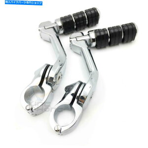 N[p[c Harley FreeWheeler flrt̂߂̃GWK[h Chrome 5" Long Foot Peg Kit 1.25" Engine Guard For Harley Freewheeler FLRT