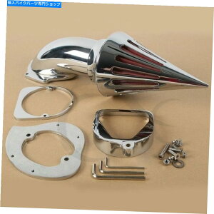 N[p[c z_VhEXsbg750-VT750DC 01-07̂߂̃NXpCNGAN[i[zCtB^[ Chrome Spike Air Cleaner Intake Filter For Honda Shadow Spirit 750-VT750DC 01-07