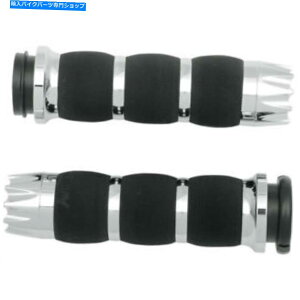 �N���[���p�[�c Avon Chrome Excalibur Air�N�b�V�����O���b�v2008-2017�n�[���[�X���b�g���o�C���C���[ Avon Chrome Excalibur Air Cushioned Grips for 2008-2017 Harley Throttle-by-Wire�y���s�A���i�z