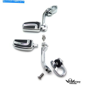 N[p[c Chrome 5 "OtbgyOLbg1.25"z_DLX600VhEVT600̃GWK[h Chrome 5" Long Foot Peg Kit 1.25" Engine Guard For Honda DLX600 Shadow VT600